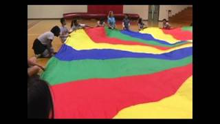 Middle School Parachute Activities [upl. by Shelah]