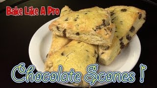 How To Make Chocolate Scones Recipe  Easy Chocolate Biscuits Recipe [upl. by Eniamret]