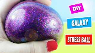 🔮 How to Make Galaxy Squishy Stress Ball  simplekidscrafts [upl. by Dyanna]