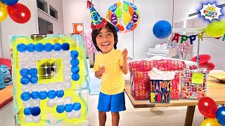 Ryans 12th Birthday Surprise Balloons Pop Challenge [upl. by Burley]