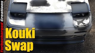 Z31 Kouki Front End Swap  New Lip [upl. by Etteyniv]