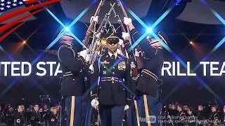 US Army Drill Team Awesome Performs  Celebrating Americas Army 2018 [upl. by Marylin184]