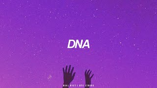 DNA  BTS 방탄소년단 English Lyrics [upl. by Bum932]