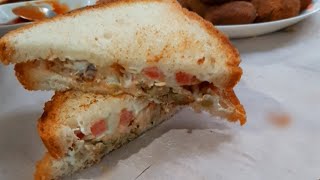 creamyamp yummy mayo veg sandwich recipeവായിൽ വെള്ളമൂറും sandwich 😋 [upl. by Otreblig]