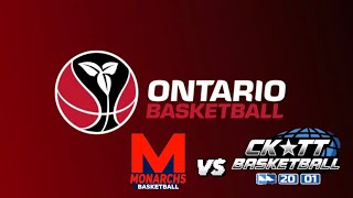 OBA 2K13 Ckatt NOF vs Mississauga Monarchs Div 3 opening weekend at Mother Teresa London On [upl. by Alvinia]