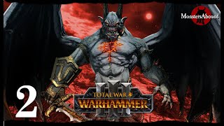 Total War Warhammer 3  Daemon Prince Preview 2 [upl. by Cyprio]