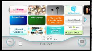 My Wii Menu [upl. by Staal]