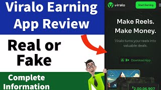 Viralo App Real or Fake  Viralo Earning App Review  Withdrawal Proof  Scam or Legit [upl. by Hadik]