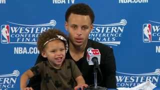 Steph Currys Daughter Riley Steals the Show [upl. by Avot586]