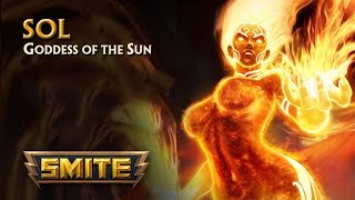 SMITE  God Reveal  Sol Goddess of the Sun [upl. by Akimehs832]