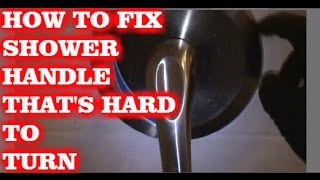 HOW TO FIX SHOWER HANDLE BAD CARTRIDGE [upl. by Elyk]