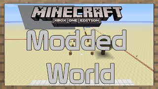 New Modded Minecraft Xbox One Map Xbox One Achievement World [upl. by Acus]