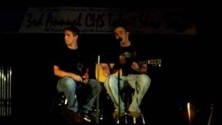 Chittenango High School Talent Show 2009  Ryan M and Phil P  Somewhere over the Rainbow [upl. by Neelahs354]