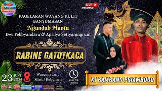 LIVE 🔴 STREAMING WAYANG KULIT  KI DALANG BAMBANG PRIAMBODO  LAKON RABINE GATOTKACA [upl. by Ehrman]