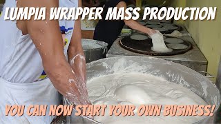 LUMPIA WRAPPER MASS PRODUCTION [upl. by Llerod844]