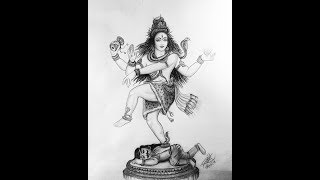 NATARAJA THE LORD OF DANCE  Sketched by Roshni Sachanandani [upl. by Apfelstadt]