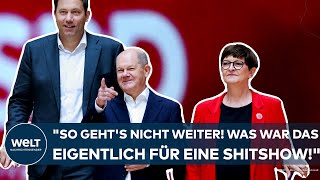 DEUTSCHLAND SPDBeben quotSo gehts nicht weiter Was war das eigentlich für eine Shitshowquot [upl. by Caswell676]