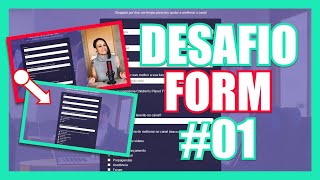 Desafio 01 FORMULÁRIO DE PESQUISA 👨‍💻 com HTML amp CSS Iniciante [upl. by Hanan]