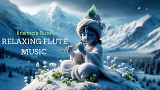 Krishnas Divine Flute Peaceful Mountain Vibes  Krishna Flute Music Stress Relief [upl. by Are]