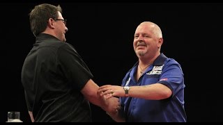 On The Wire  TWO NINEDARTERS IN ONE GAME from James Wade and Robert Thornton [upl. by Missy]