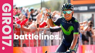 Battlelines  The 2017 Giro dItalia Stages 59 [upl. by Charron913]