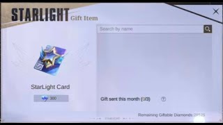 How To Send Starlight as a Gift In Mobile Legends 2023  Top Netherland 1 Tigreal [upl. by Nollaf]