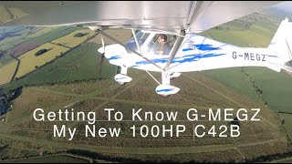 Flying My New C42 Home Having Never Flown This Type Solo BAD Landing [upl. by Aibat]