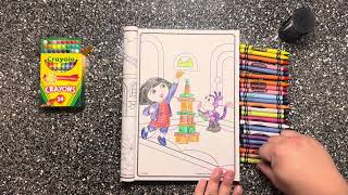 Color with me Dora the Explorer and Boots play with wooden blocks [upl. by Rezal]