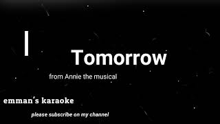 Tomorrow Annie lyrics [upl. by Enoch]