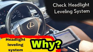 Lexus Headlight leveling system reason  B2425B2417 [upl. by Freda]