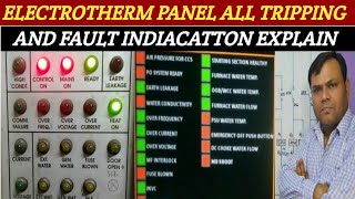 Electrotherm Panel All Tripping And Fault Indications  कौन सा ट्रिपिंग आनेसे क्या होता है  tapan [upl. by Fahland]