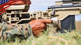 M40A6 Sniper Rifle Shoot  US Marines Newest Sniper Rifle  M40A6スナイパーライフル射撃・米海兵隊の最新バージョン狙撃銃 [upl. by Donelson]