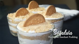 Serradura Sawdust puddingPortuguese Sawdust PuddingMarie biscuit Pudding [upl. by Uhp]