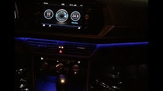 Ambient Lighting in the redesigned 2019 Volkswagen Jetta [upl. by Oria]