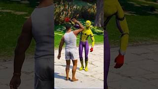 Franklin teaches Bigfoot a lesson  GTA V  shorts 67 [upl. by Anglo]