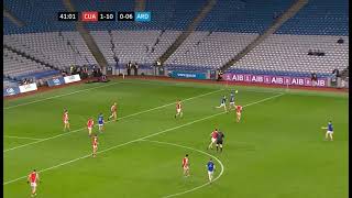 PEADAR OCOFAIGH BYRNE HIT  CUALA V ARDEE  2024 LEINSTER SENIOR CLUB FOOTBALL FINAL [upl. by Alisa]