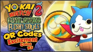 YoKai Watch 2  Excitement Coin QR Codes Get Dracunyan YW2 Tips amp Tricks [upl. by Constance]