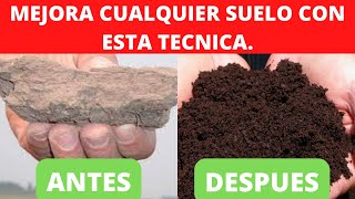 Como mejorar tu suelo con manejo Biointensivo  técnica DOBLE EXCAVACION [upl. by Drusi]