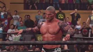 ECW One Night Stand 2006 Match 2 Kurt Angle vs Randy Orton [upl. by Arada]