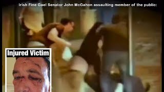 BREAKING Irish Government Senator viciously assaults man in street [upl. by Payson]