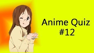 Anime Quiz 12  English Dub Openings Round 2 [upl. by Hartman]