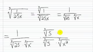 Rationalize the Denominator with Variables [upl. by Renzo201]