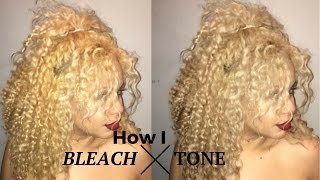 How to bleach amp tone your hair at home with Wella Toners [upl. by Eustasius]