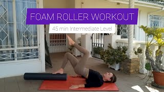 Pilates Foam Roller Workout [upl. by Yllus]