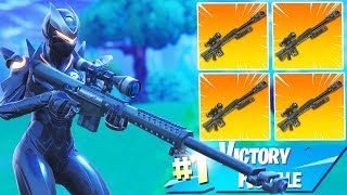 4lü SNIPER kullandım Fortnite Battle Royale [upl. by Refinaj]