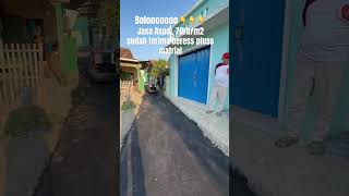 Jasa aspal 70rbm2jasa pengaspalan bergaransi berkualitas video shorts trending [upl. by Atikaj]