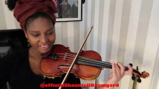 The rain must fall violin solo by Shauntell Baumgard [upl. by Paula]