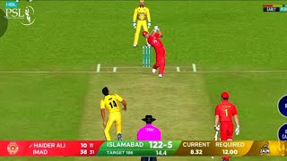 Haider Ali classical Match winning performance  HBL PSL  Pakistan super League [upl. by Botsford]