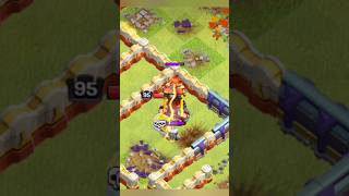 Max barbarian king vs max inferno tower clash of clans coc shorts [upl. by Keary354]