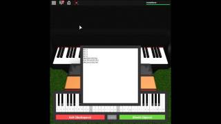 Floweys Theme  Undertale by Toby Fox on a ROBLOX piano [upl. by Begga]